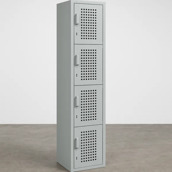 Locker 4 Puertas Perforado 1.80x38x37