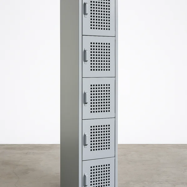 Locker 5 Puertas Perforado 1.80x38x37