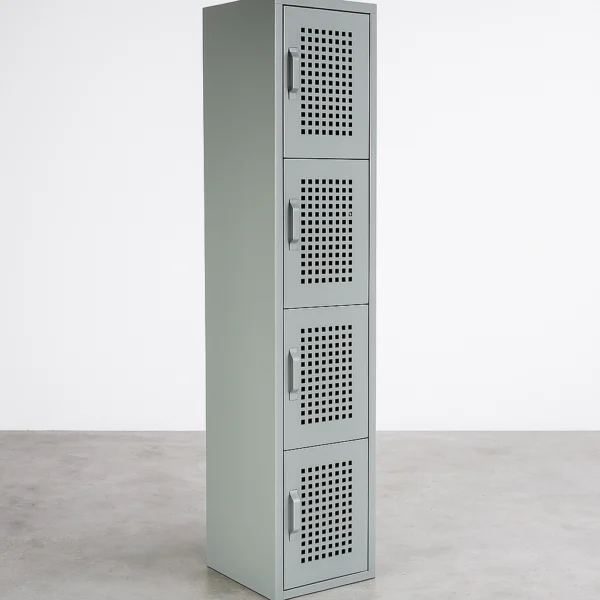 Locker 4 Puertas Perforado 1.80x38x45