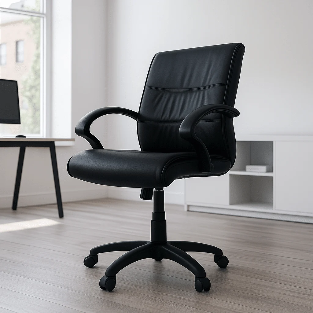 Silla Ejecutiva Orozco en Piel y Respaldo Medio 1102