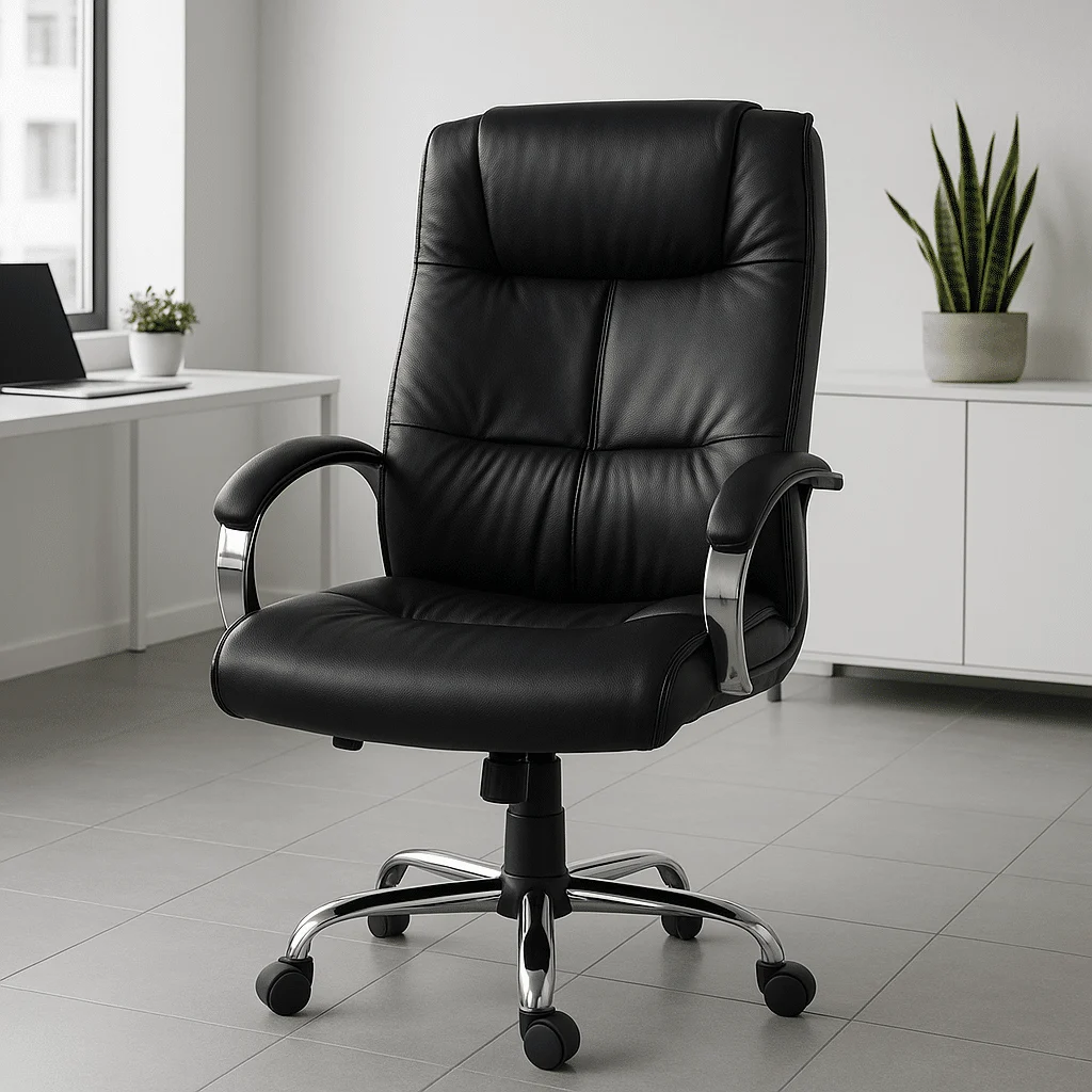 Silla Ejecutiva Kahlo en Piel y Respaldo Alto 5001