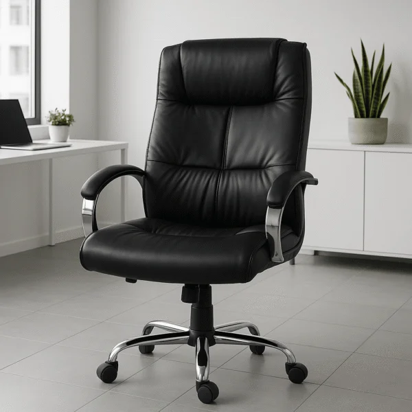 Silla Ejecutiva Kahlo en Piel y Respaldo Alto 5001