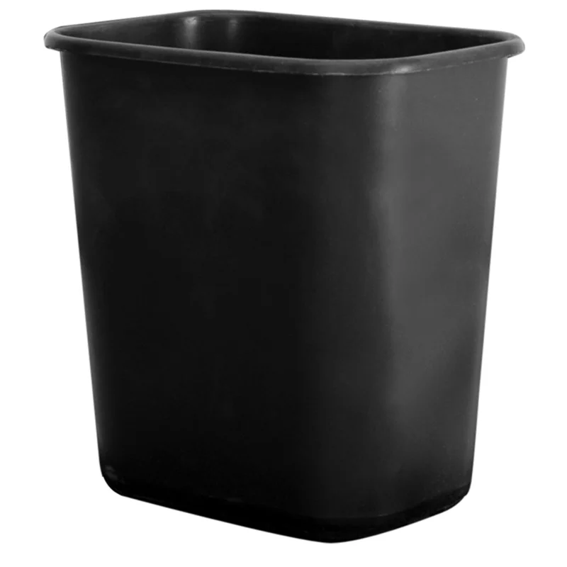 Bote de Basura Plastico Negro 22 lts