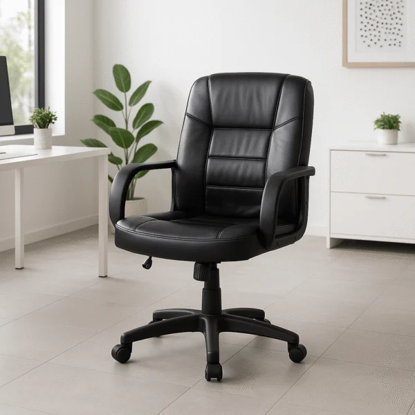 Silla Ejecutiva Alfaro en Vinipiel y Respaldo Medio 2002