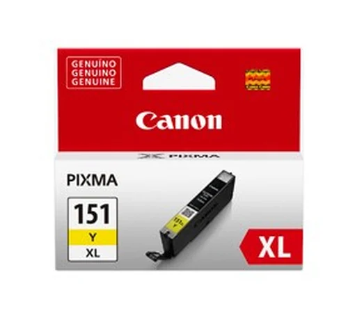 CARTUCHO DE TINTA CLI-151 XL Y AMARILLO ALTO 11ML PARA MG541