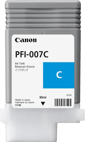 CARTUCHO INKJET PFI-007 C CYAN DE 90ML P PLOTTER IPF670E