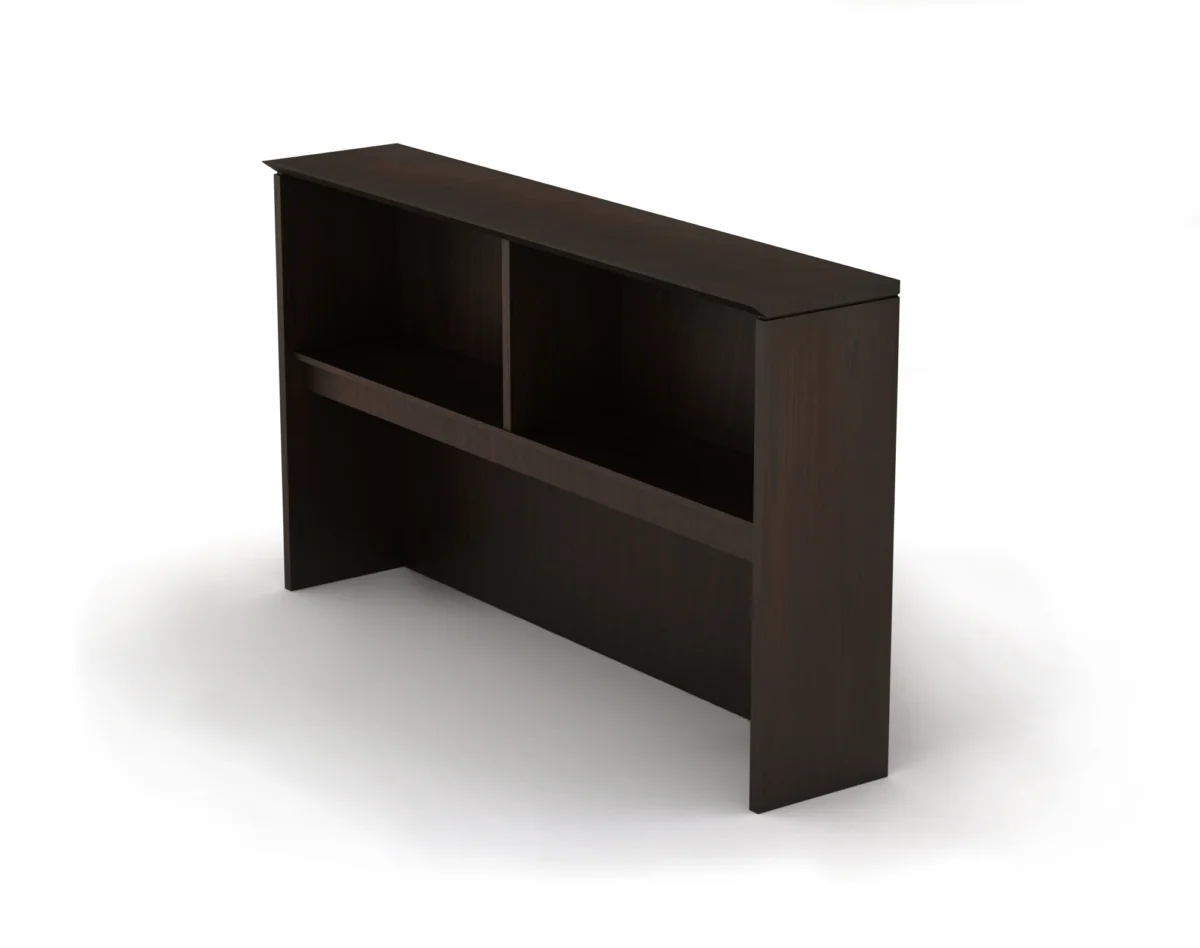 Librero Sobre Credenza Filo sin Puertas 181x35x105 Chapa Walnut