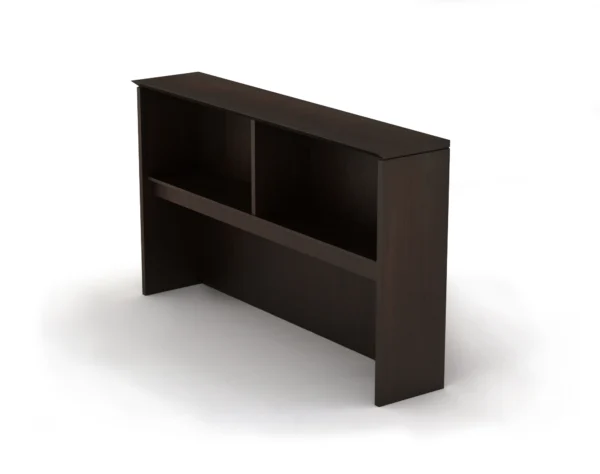 Librero Sobre Credenza Filo sin Puertas 181x35x105 Chapa Walnut