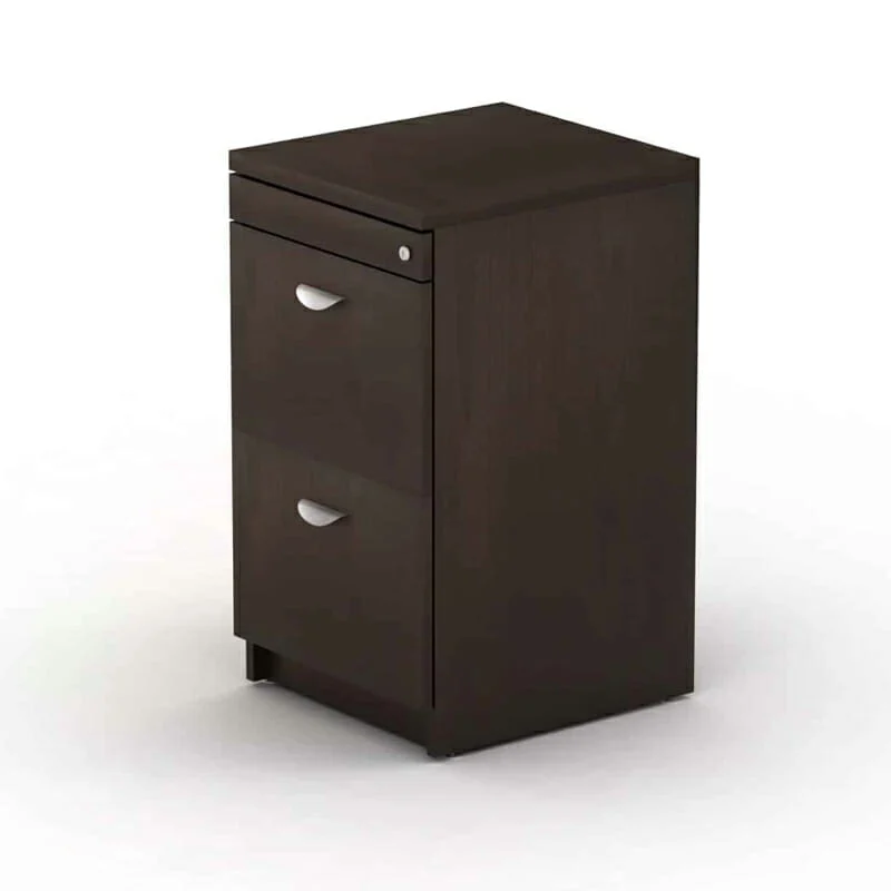 Pedestal 2A para Credenza Filo 39x47x70  Chapa Walnut