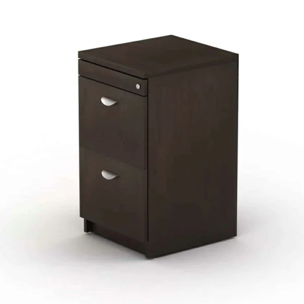 Pedestal 2A para Credenza Filo 39x47x70  Chapa Walnut