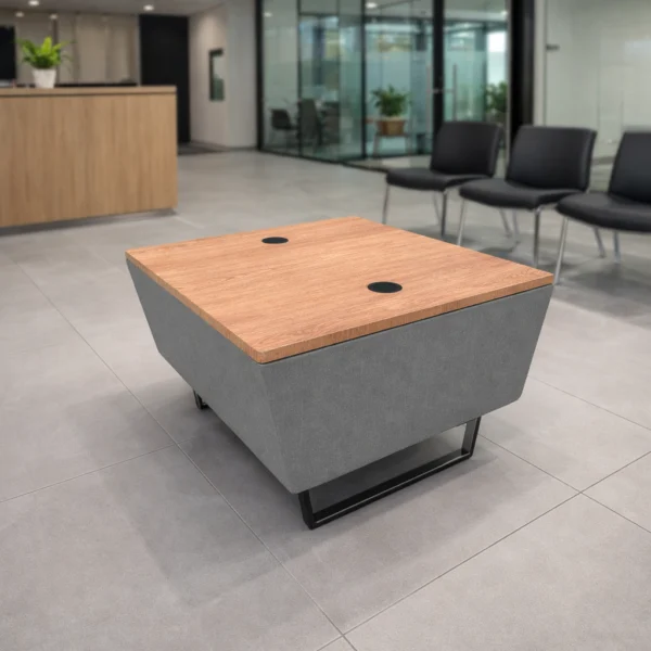Mesa Sillón Attesa Con Conexión