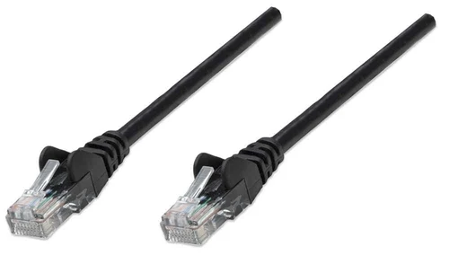 CABLE DE RED PATCH CAT5E RJ45 0.50M NEGRO