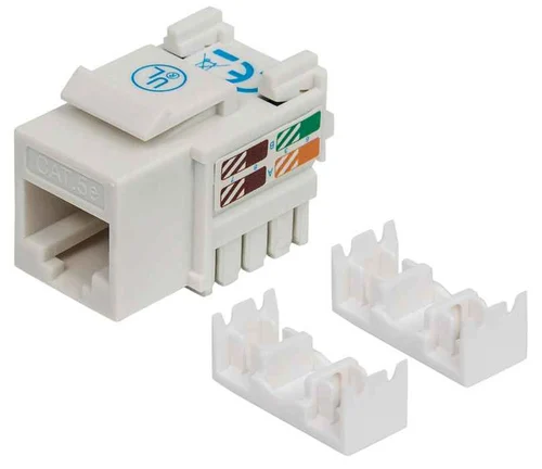 JACK RJ45 CAT5E UTP KEYSTONE DE IMPACTO BLANCO