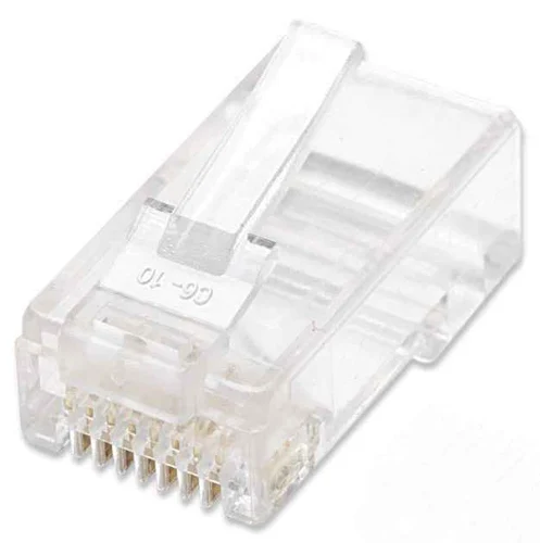 PLUG MODULAR RJ45 UTP CAT5E MULTIFILAR BOTE CON 100 PIEZAS