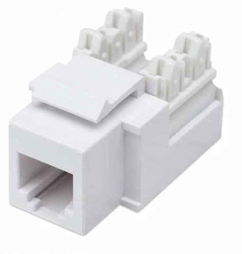 JACK RJ11 RJ12 PARA TELEFONIA DE IMPACTO BLANCO