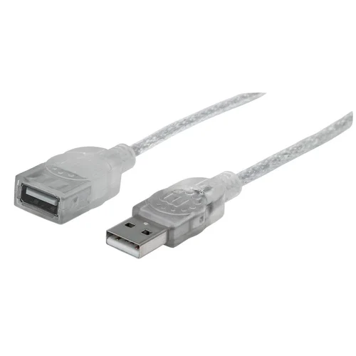 CABLE USB V2.0 EXT. 1.8M PLATA