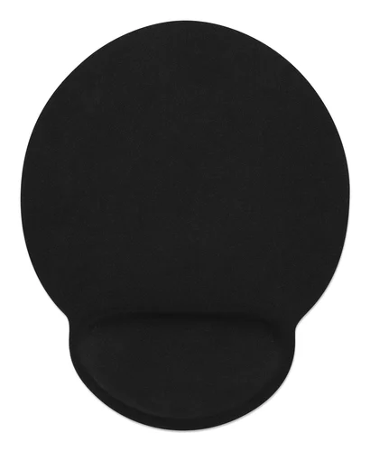 MOUSEPAD MANHATTAN DESCANSA MUNECAS TIPO GEL NEGRO