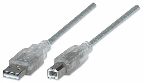 CABLE USB A-B 4.5M IMPRESORA PLATA                           .