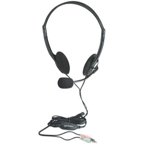 AUDIFONOS DIADEMA AJUSTABLE MICROFONO CONTROL DE VOLUMEN 3.5MM