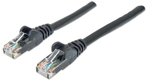 CABLE DE RED PATCH CAT6 RJ45 0.5M NEGRO