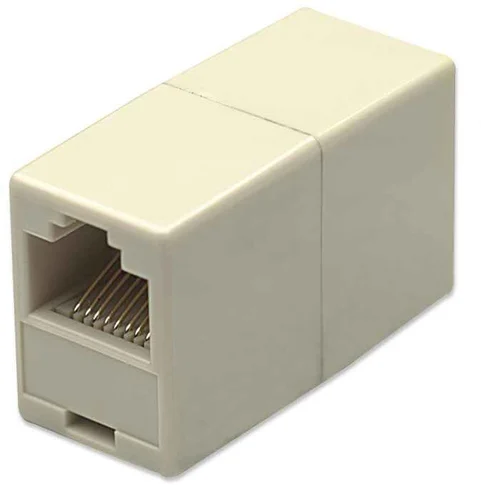 COPLE EMPALMADOR RJ45 MODULAR CAT5E EN LINEA HEMBRA A HEMBRA UTP
