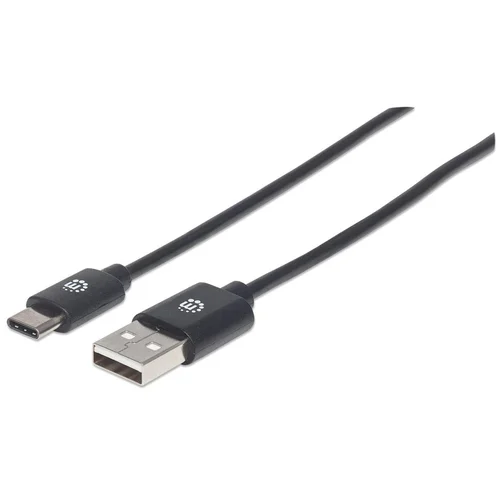 CABLE USB C 1M C MACHO – A MACH NEGRO