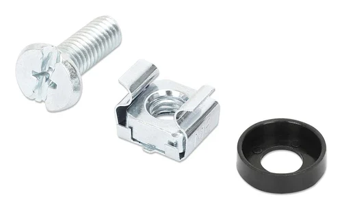 TORNILLOS M6 TUERCA ENJAULADA PAQUETE 100 JUEGOS GABINETE Y RACK