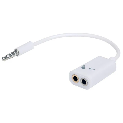 CABLE ESTEREO 3.5MM M A 2X3.5MM H.