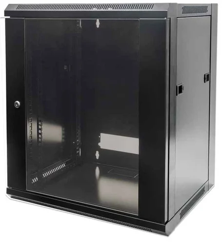 GABINETE RACK CERRADO 19IN 6U MONTAJE PARED 570X450 DESARMADO