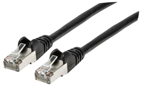 CABLE DE RED PATCH CAT6A RJ45 0.30M SFTP BLINDADO NEGRO