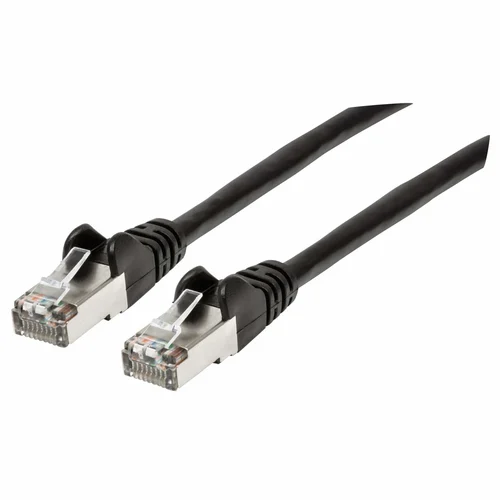 CABLE DE RED PATCH CAT6A RJ45 7.6M SFTP BLINDADO NEGRO