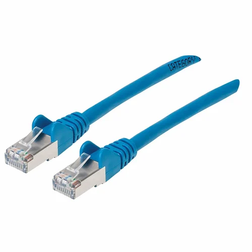 CABLE DE RED PATCH CAT6A RJ45 7.6M SFTP BLINDADO AZUL