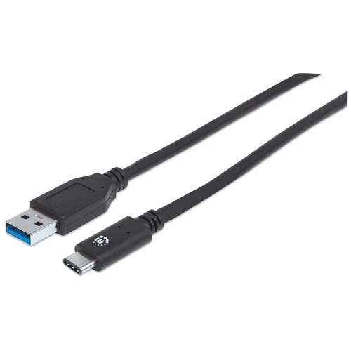 CABLE USB-C V3.1 C-A 1.0M NEGRO