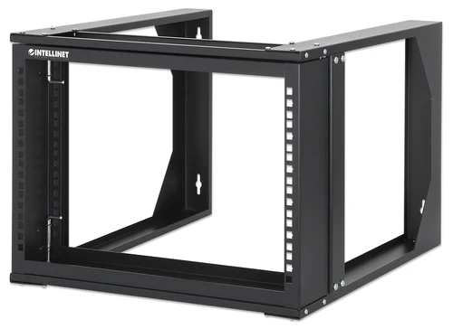 RACK ABIERTO 19IN MURAL 6U 500X 450 MONTAJE PARED DESARMADO
