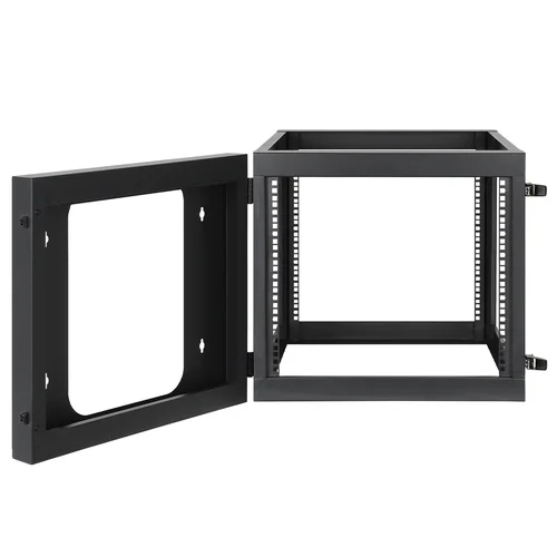 RACK ABIERTO 19IN MURAL 9U 604X 555 MONTAJE PARED ARMADO