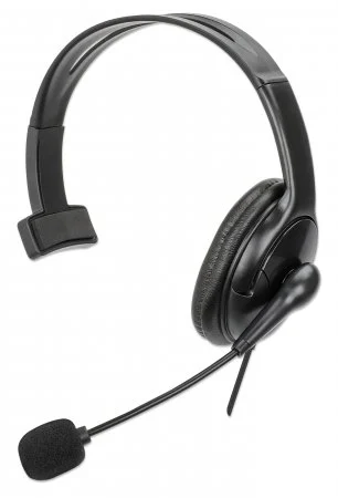 AUDIFONOS USB MONOAURAL CON MIC ROFONO Y CONTROL DE VOLUMEN