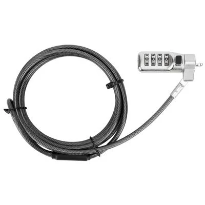 CANDADO DE SEGURIDAD DEFCON T-BAR COMPACTO SERIALIZADO NEGRO