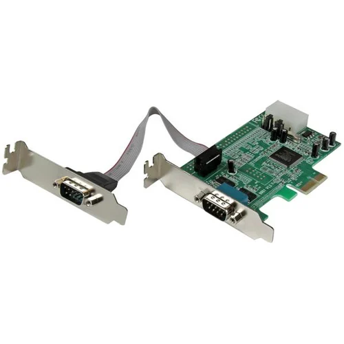 TARJETA ADAPTADOR PCI EXPRESS PERFIL BAJO 2 PUERTOS SERIALES  .