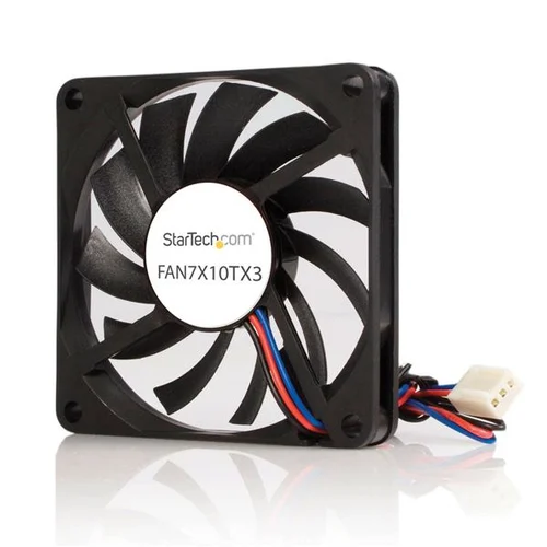 VENTILADOR DE GABINETE CAJA DE COMPUTADORA 70MM CONECTOR TX3   .