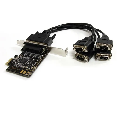 TARJETA ADAPTADORA PCI EXPRESS 4 PUERTOS SERIAL MULTICONECTOR  .
