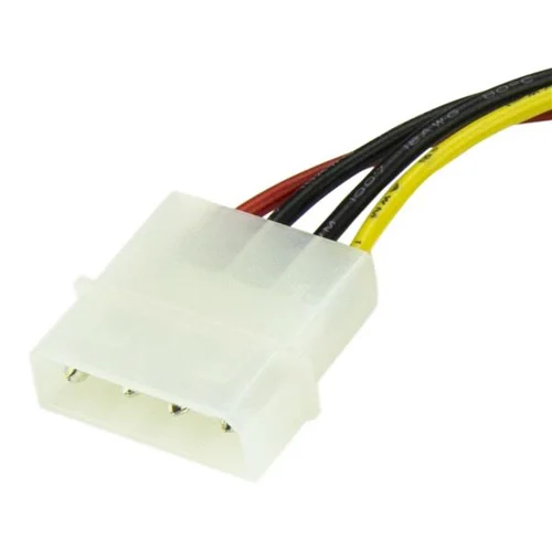 CABLE ADAPTADOR 15CM DE PODER MOLEX LP4 4 PINES A SATA 15 PINES