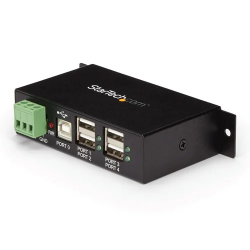 CONCENTRADOR HUB USB 4 PUERTOS REFORZADO INDUSTRIAL ALIMENTACIO