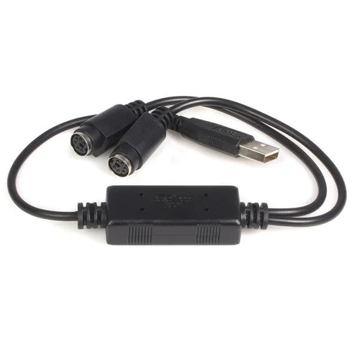 CABLE ADAPTADOR 0.4M USB A PS2 PARA RATON MOUSE Y TECLADO      .