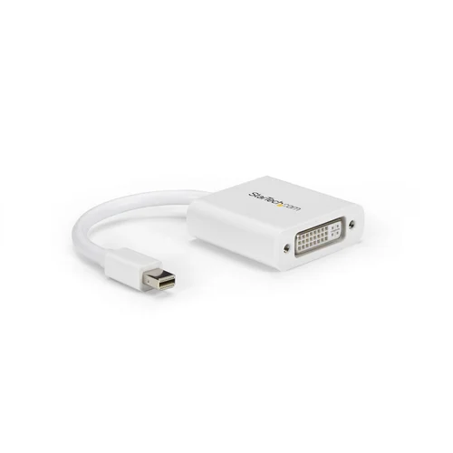 ADAPTADOR CONVERTIDOR VIDEO MINI DISPLAYPORT DP A DVI BLANCO.