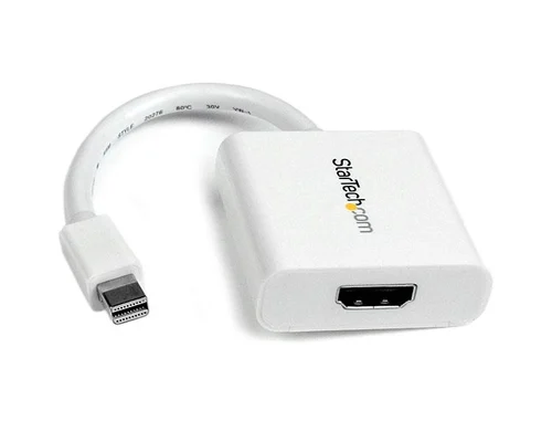 ADAPTADOR CONVERTIDOR VIDEO MINI DISPLAYPORT DP A HDMI BLANC.