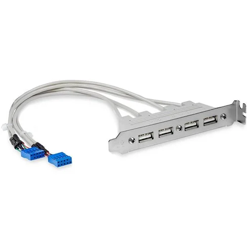 BRACKET USB A HEMBRA 4 PUERTOS ADAPTADOR                       .