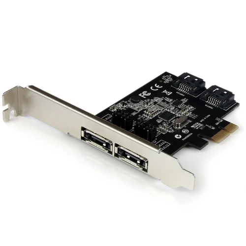 TARJETA PCI EXPRESS 2 PUERTOS ESATA 2 SATA III 6GBPS CONTROLADOR