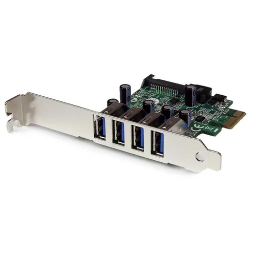 TARJETA PCI EXPRESS 4 PUERTOS USB 3.0 ALIMENTACION SATA       .