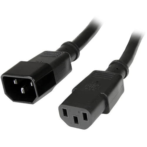 CABLE EXTENSION ALIMENTACION 91CM C14 A C13 14AWG CORRIENTE PC