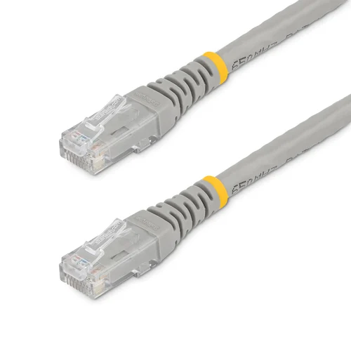 CABLE 91CM RED UTP RJ45 CAT6 ETHERNET GIGABIT MOLDEADO GRIS  .